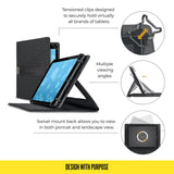 Universal case for tablets from 8.5" to 11" - Black