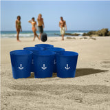 Giant Beer Pong 6 Buckets 6 Balls