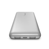 Power Bank De 10k Entrada Usb-A y C De 15w Belkin Plata