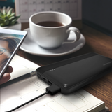 Banco de energía de carga rápida 10000mAh 20W USB-C PD - Negro