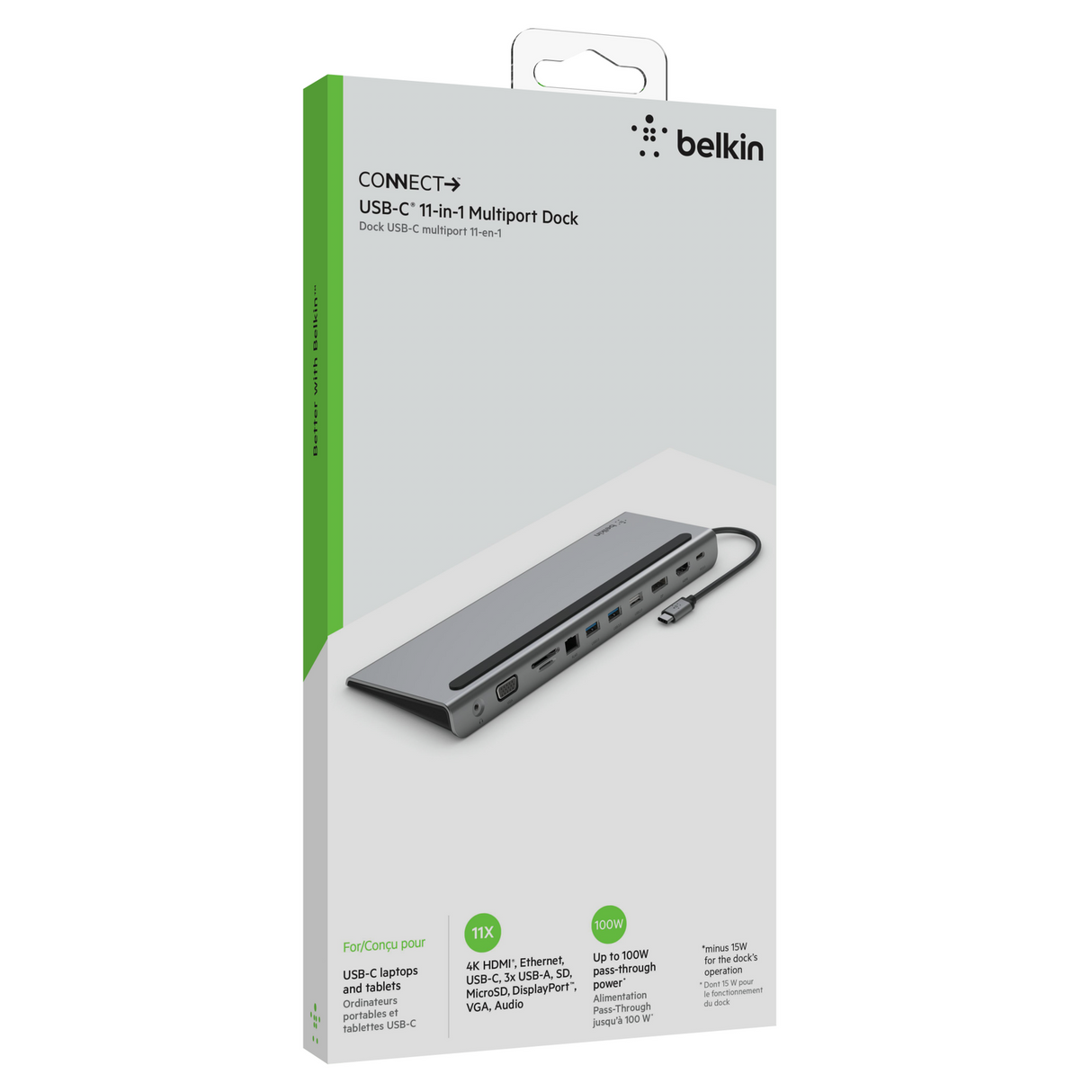 Adaptador Belkin Multipuertos USB C 11 en 1