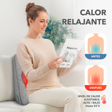 Cojín Masajeador recargable Relief Plus Life&care