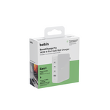 4-Port Wall Charger with 3 USB C Inputs and 1 USB A Input 140W White