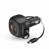 Hypergear Cargador de Auto SpeedBoost 30W Negro