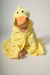 Duck-shaped children's towel, one-size-fits-all