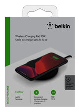 Cargador Inalámbrico Universal Con Tecnología Qi Pad Belkin