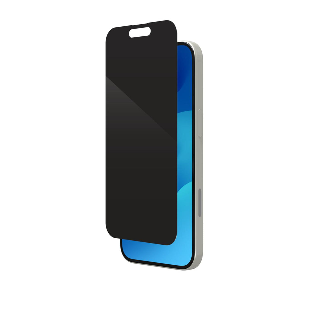 Mica Glass Elite ZAGG con privacidad 360 para iPhone 15