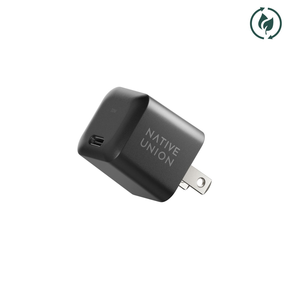 Bundle Wall Charger and Fast 30w CAC USB Cable Black NATIVE UNION