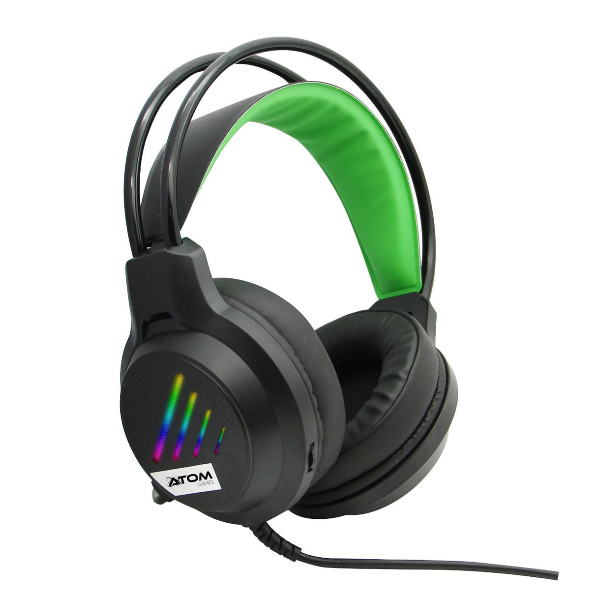 Wired headphones with microphone - Green