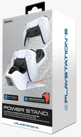 Base De Carga Para Control De Ps5 Power Stand Blanco Bionik