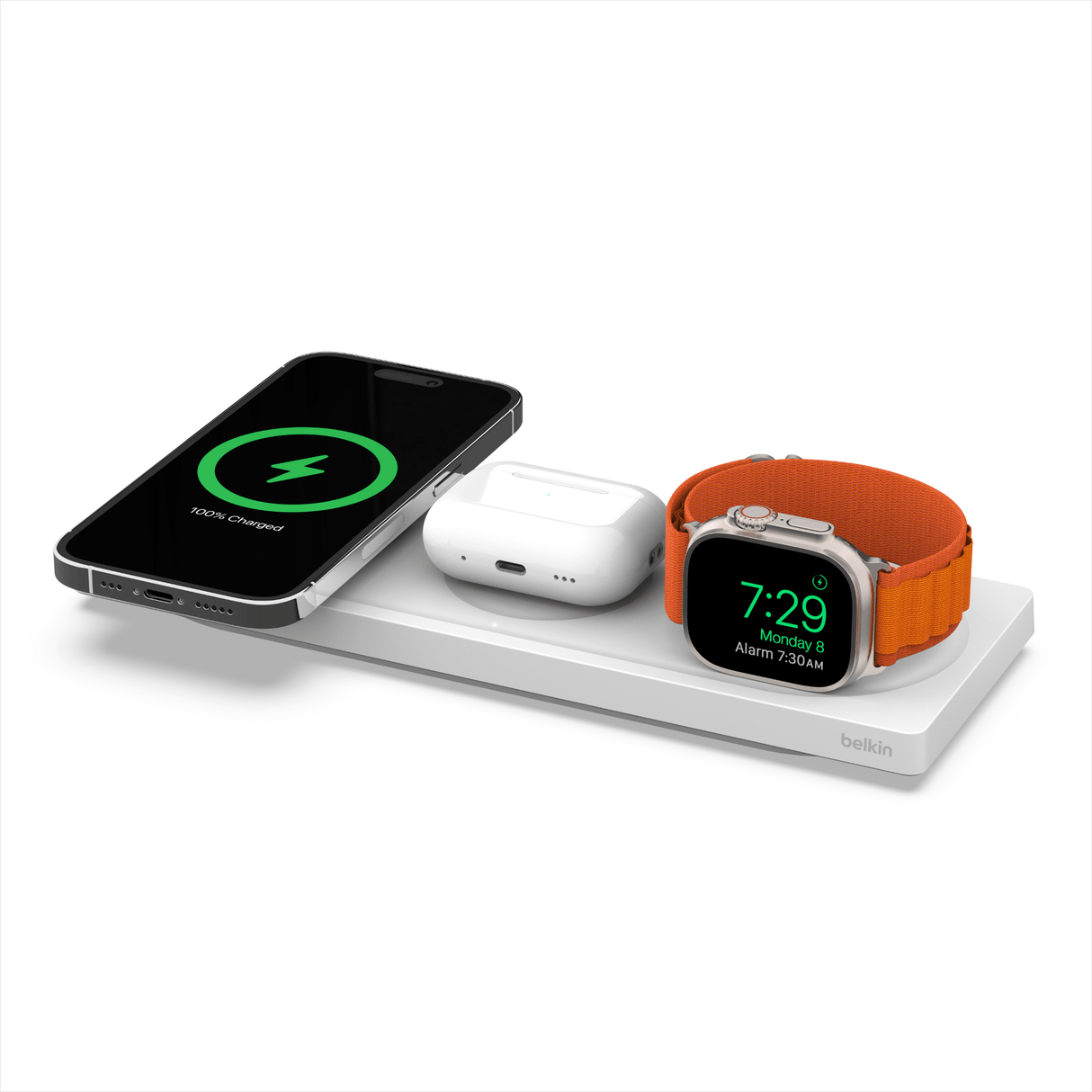 Cargador Inalámbrico 3 en 1 Negro Magsafe