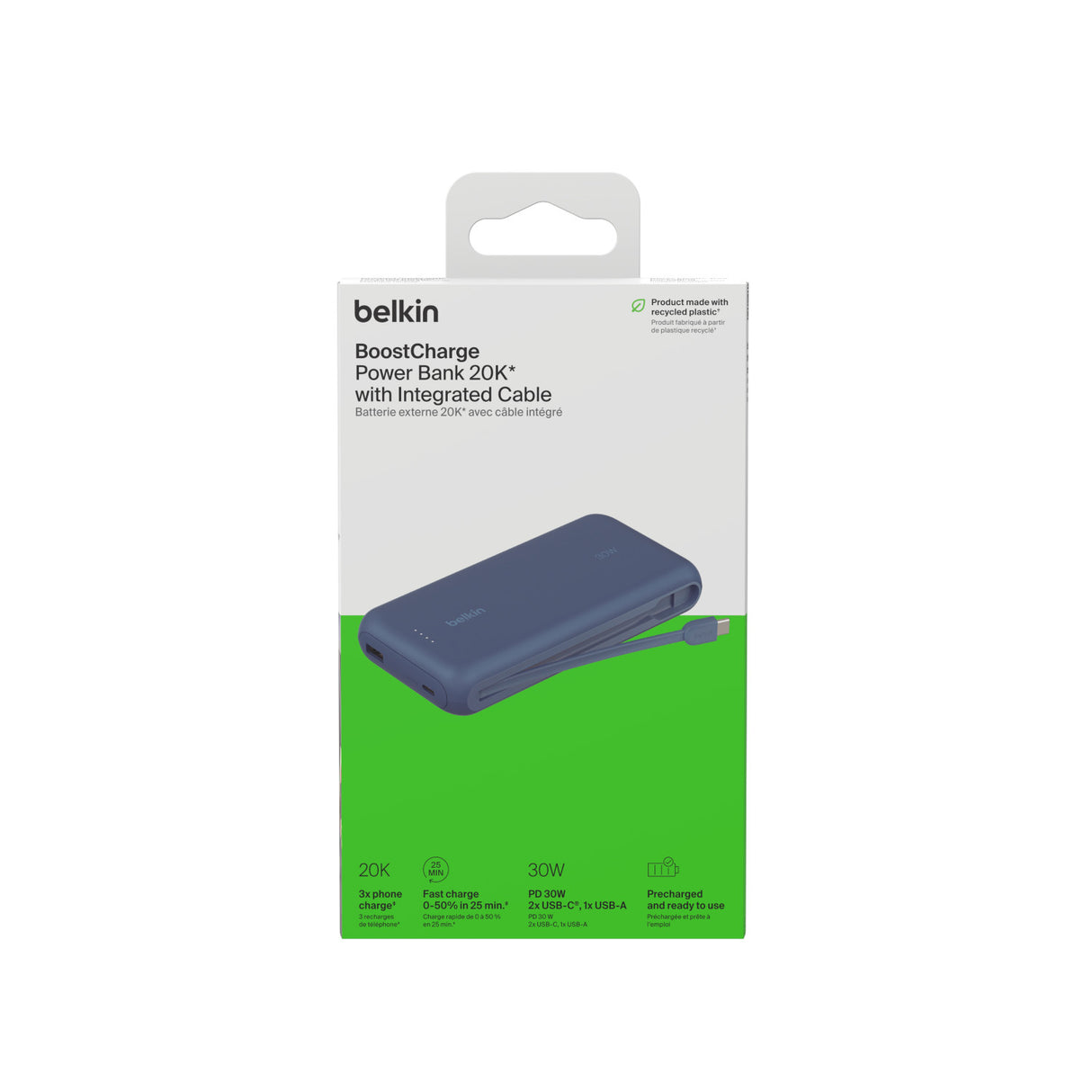 PowerBank Belkin 20K GoCharge 30W