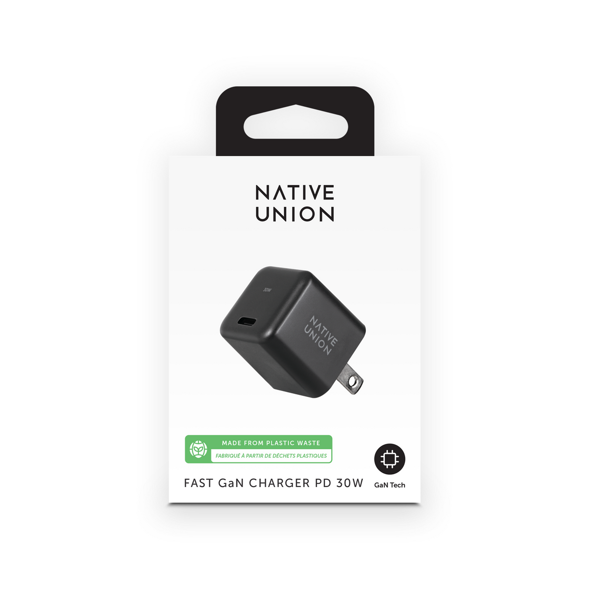 Cargador De Pared Rapido de 30W Negro Native Union