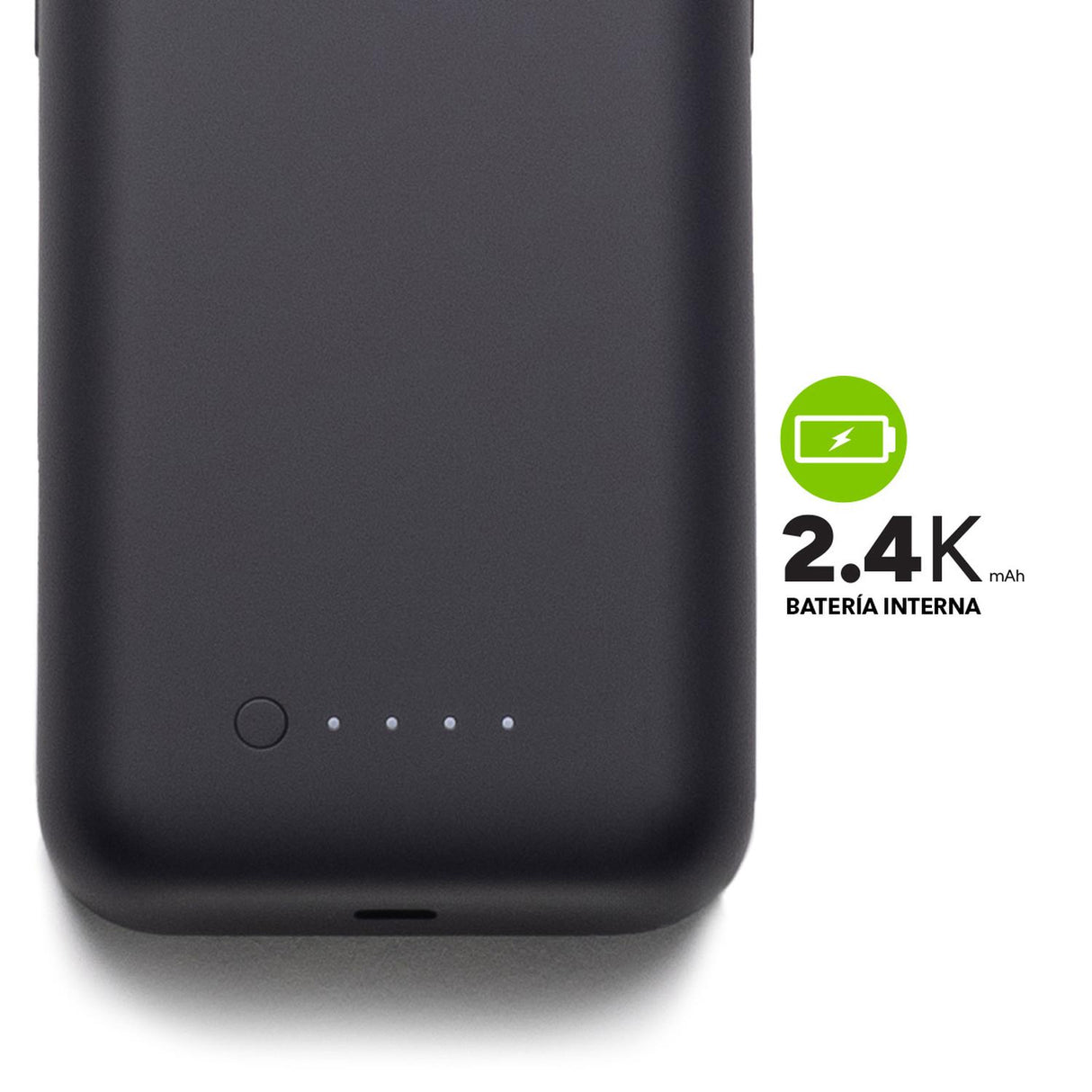 Funda Batería mophie juice pack access para iPhone 15 Pro Max Negra