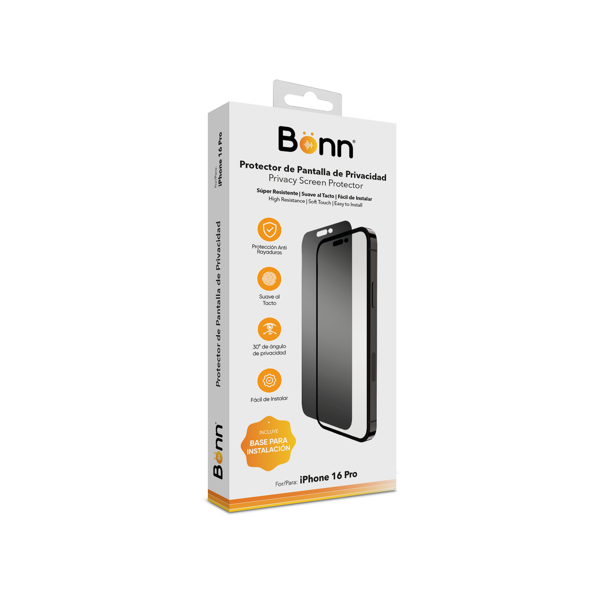 Mica de Privacidad Bonn para iPhone 16 Pro