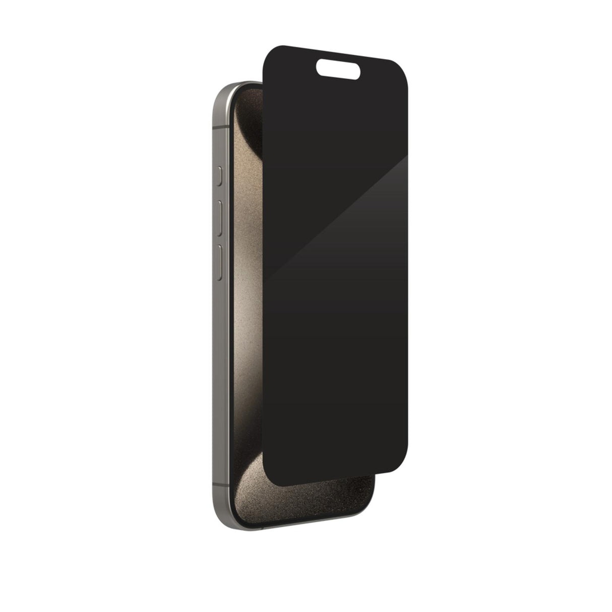 Mica Glass Elite ZAGG con privacidad 360 para iPhone 15 Pro