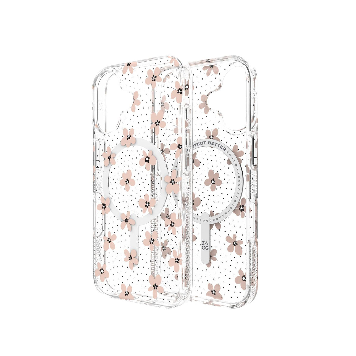 Funda Zagg Milan Daisies con Magsafe para iPhone 16