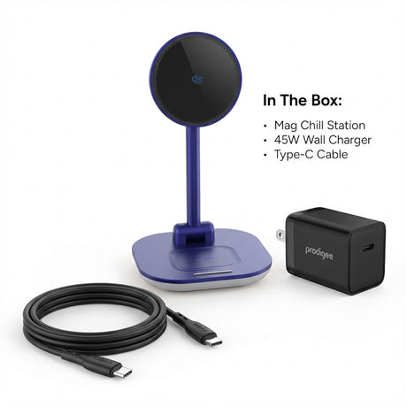 Cargador Inalámbrico Prodigee Chilli Qi2 Triple 15W