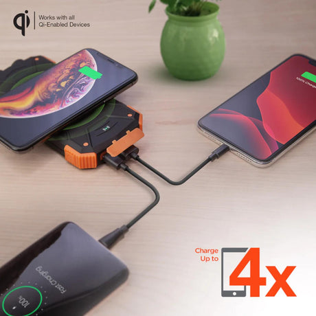 Hypergear 10000mAh Solar Battery with Wireless Charging