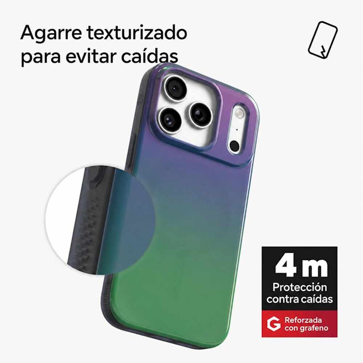 Funda Snap Zagg Milan Para iPhone 18 Pro Raven