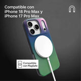 Funda Snap Zagg Milan Para iPhone 18 Pro Max Raven