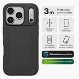 Funda Snap Zagg Luxe Para iPhone 18 Pro Negro