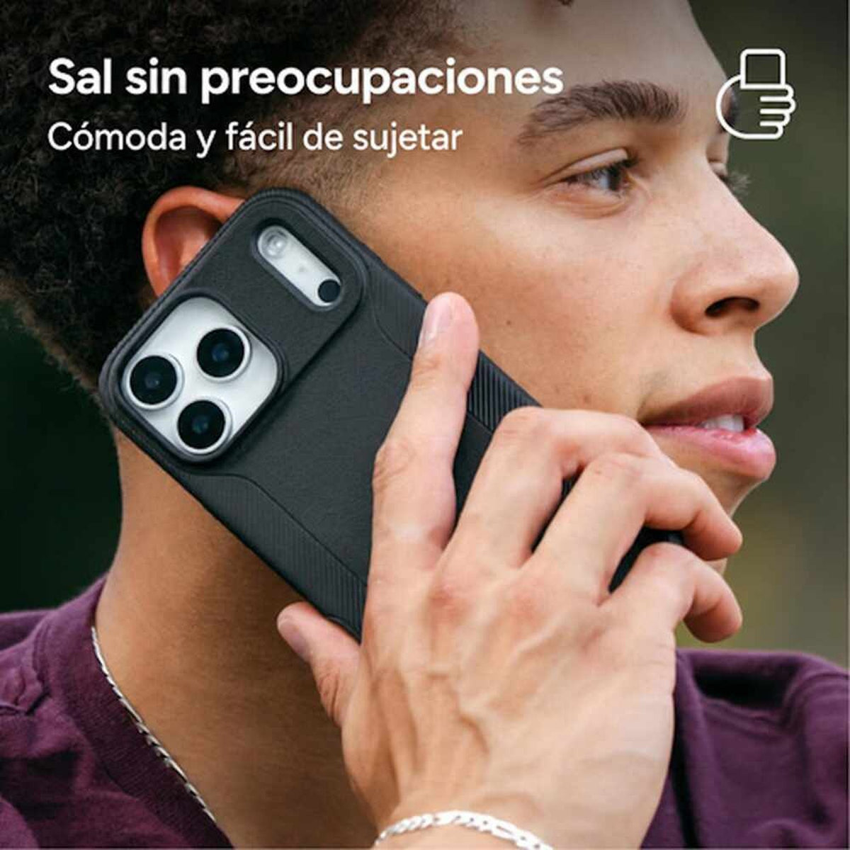 Funda Snap Zagg Luxe Para iPhone 18 Pro Negro