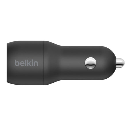 Dual USB Car Charger with Lightning Cable - Usb Belkin