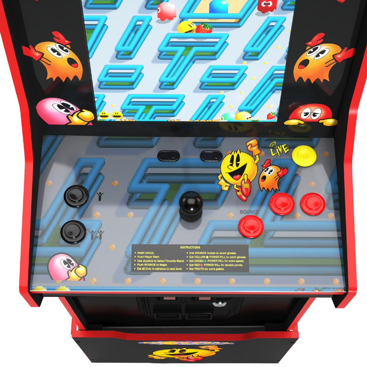 Máquina recreativa con Wifi de Pac-Mania Legacy 14 en 1