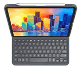 Teclado con Funda ZAGG Pro Keys Retroiluminado para iPad Air 10.9" (4a y 5a Gen) - Negro/Gris