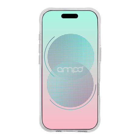 Funda Para iPhone 17 Air Transparente Blue Blossom AMPD