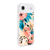 Funda Para iPhone 17 Air Transparente Blue Blossom AMPD