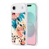 Funda Para iPhone 17 Air Transparente Blue Blossom AMPD