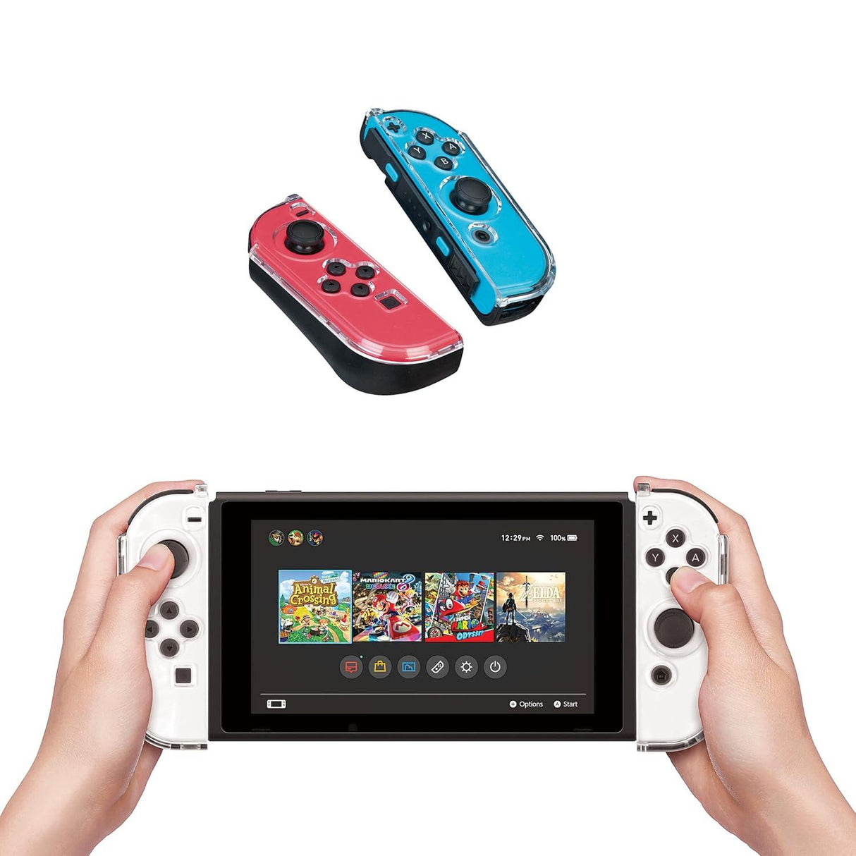 Set de Estuches Hori para Controles Joy-Con de Nintendo Switch