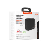 Cargador De Pared De 65W Usb C Negro Hypergear