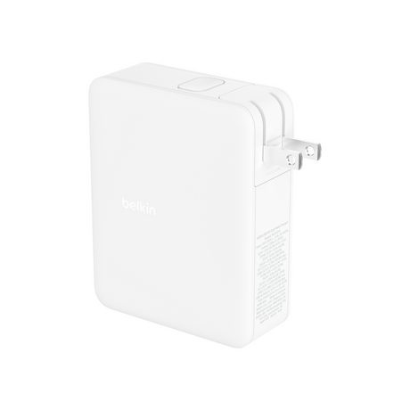 Cargador De Pared De 4 Puertos Con 3 Entradas Usb C y 1 Entrada Usb A De 140W Blanco