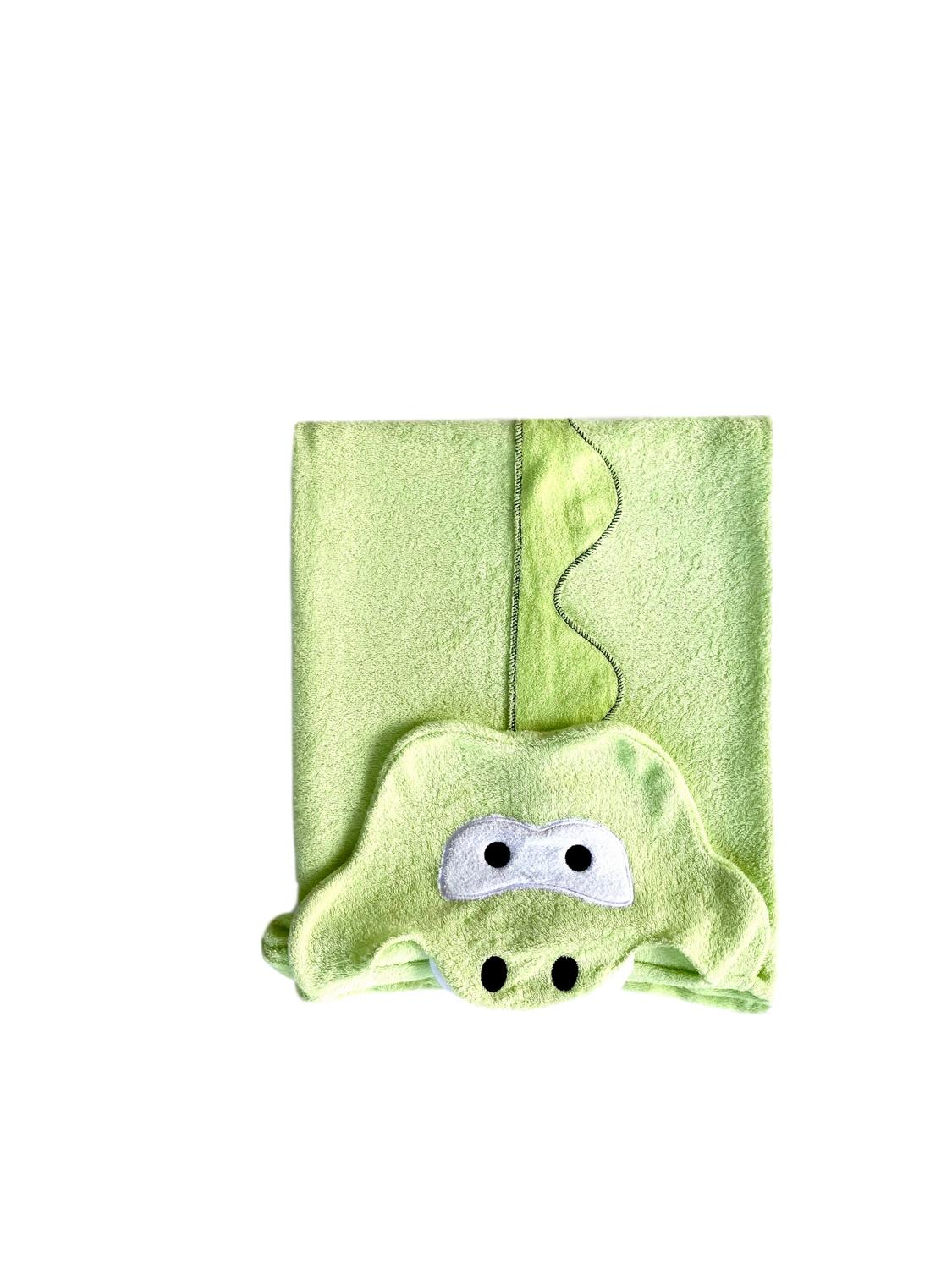 Crocodile-shaped children's towel, one-size-fits-all