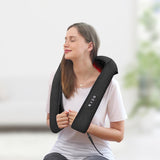 Life&amp;Care Neck Massager with Heat and 4 Nodes Black