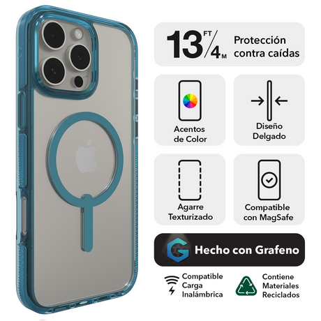 Funda Zagg Santa Cruz Snap para iPhone 16 Pro Max