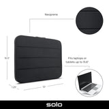 Neoprene Sleeve for 15.6" Laptop - Black