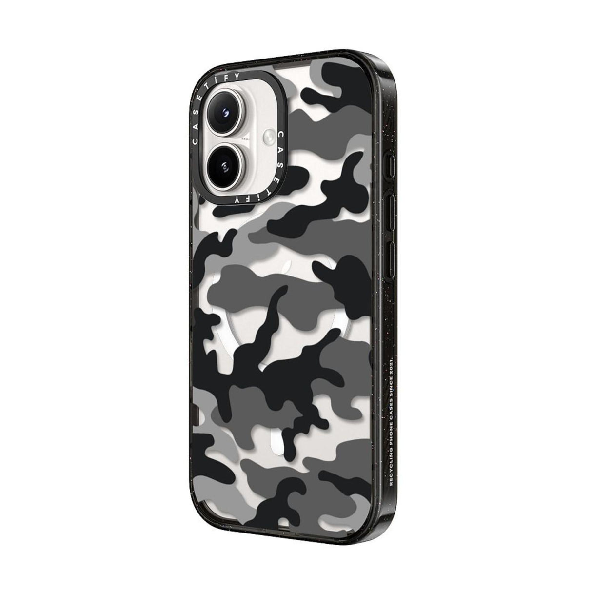 Funda CASETiFY Camo Over Black para iPhone 16 Plus