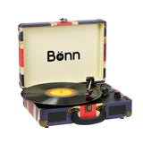 Bonn Bluetooth Record Player Suitcase -UK