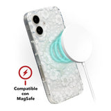 Funda Zagg Milan Daisies con Magsafe para iPhone 16