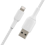 Cable Lightning a USB-A 1M Blanco BOOST↑CHARGE™