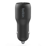 Belkin Dual Car Charger With Pps 37W -Black