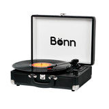 Bonn Bluetooth Record Player Suitcase -Black