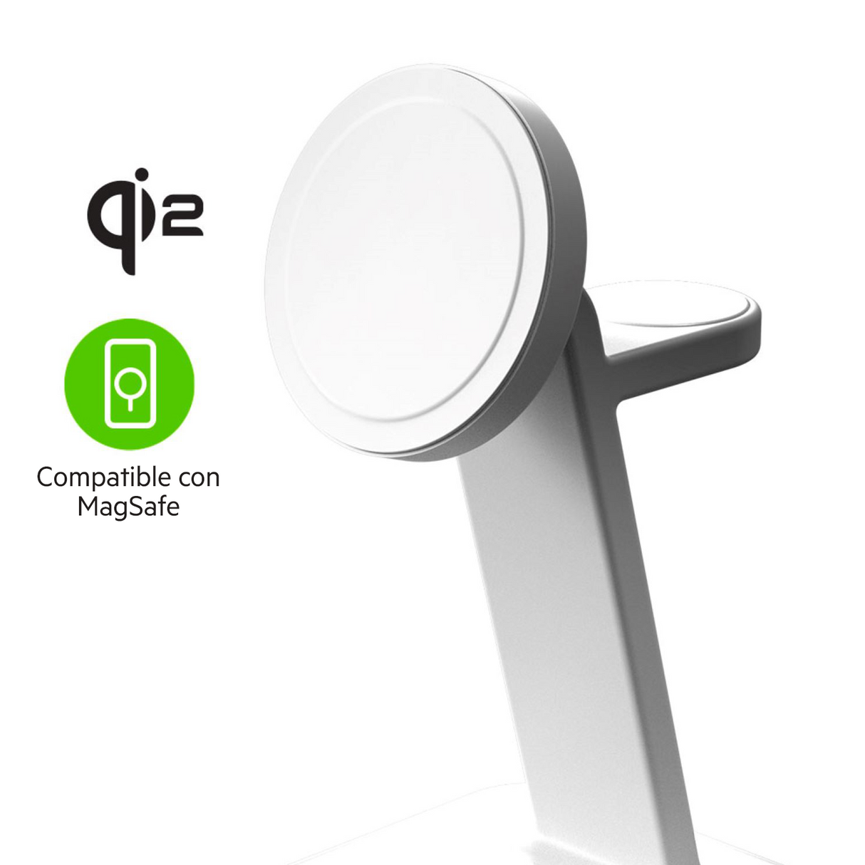 Magsafe Qi2 Mophie 3-in-1 Wireless Charger White