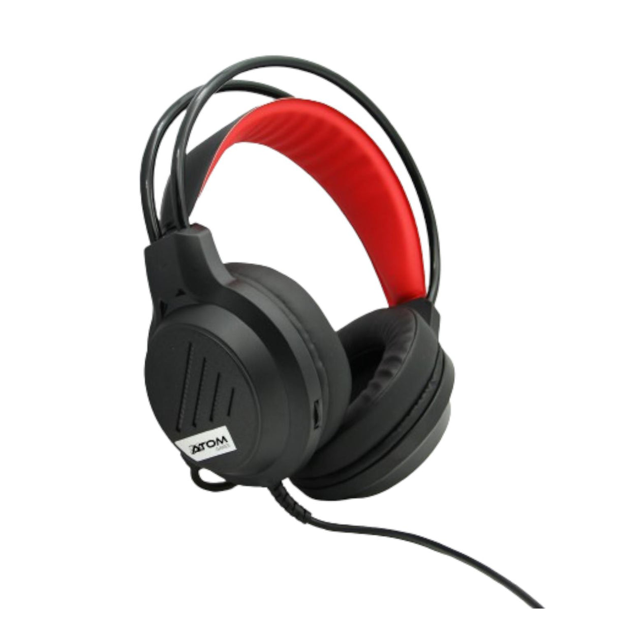 Wired headphones with microphone - Red