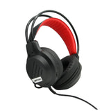 Wired headphones with microphone - Red