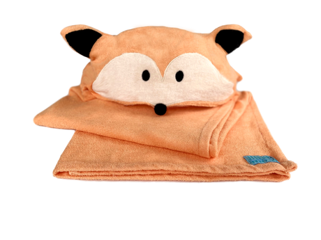 Fox-shaped children's towel, one-size-fits-all